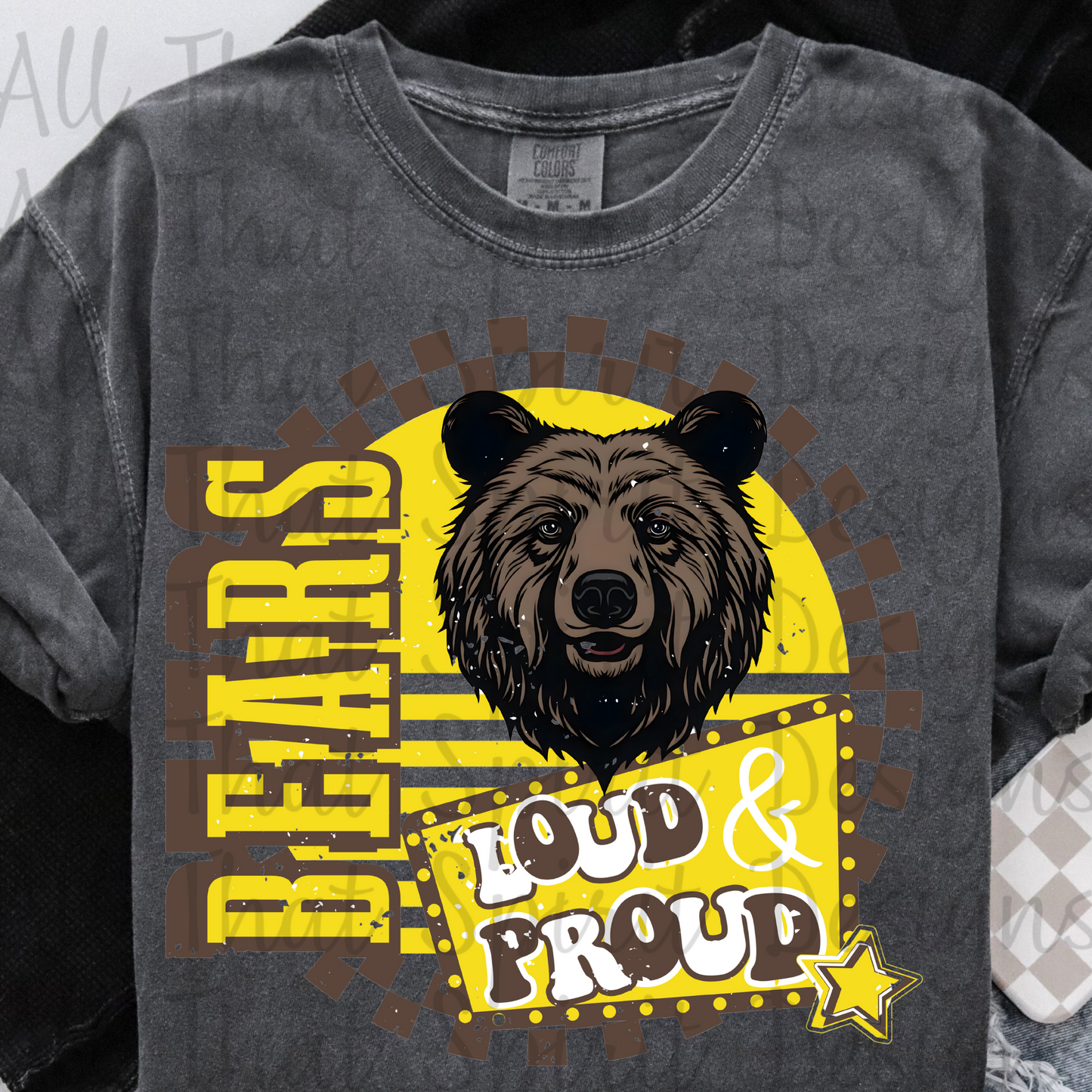 Loud and Proud Gold and Brown Bears