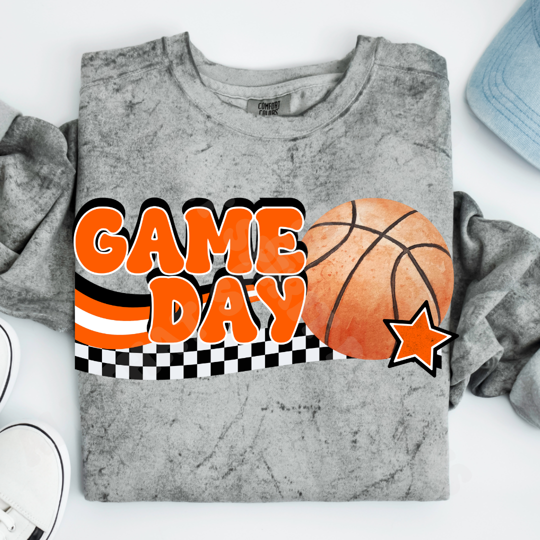 Orange Game Day Basketball