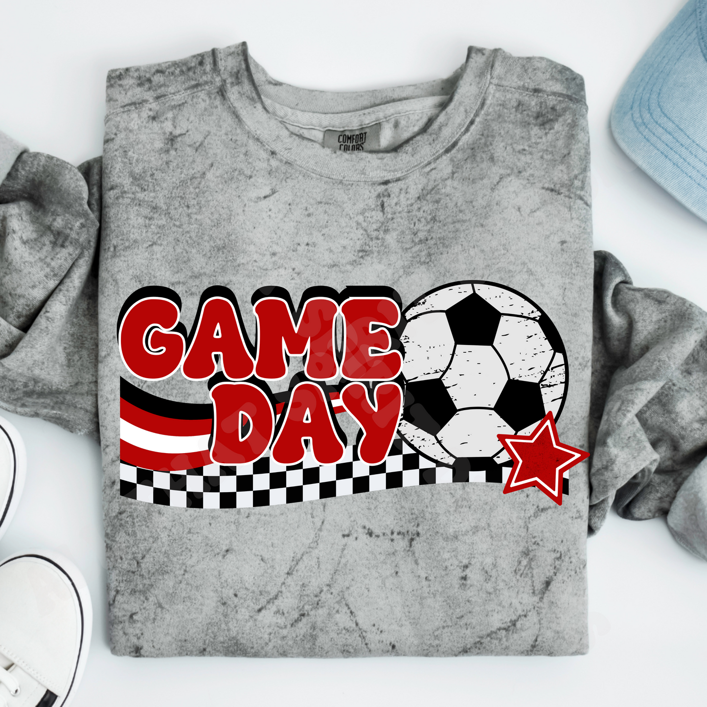 Red Game Day Soccer