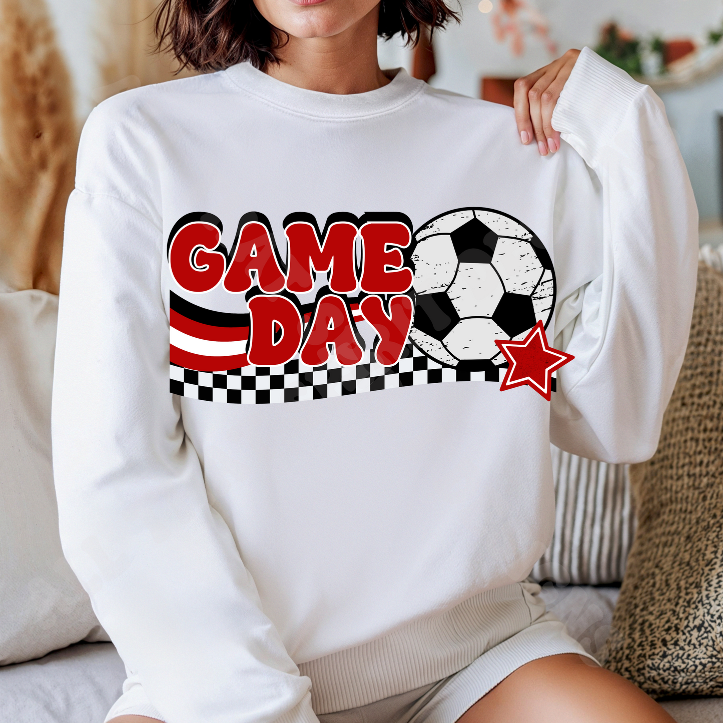 Red Game Day Soccer
