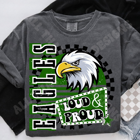 Loud and Proud Green Eagles