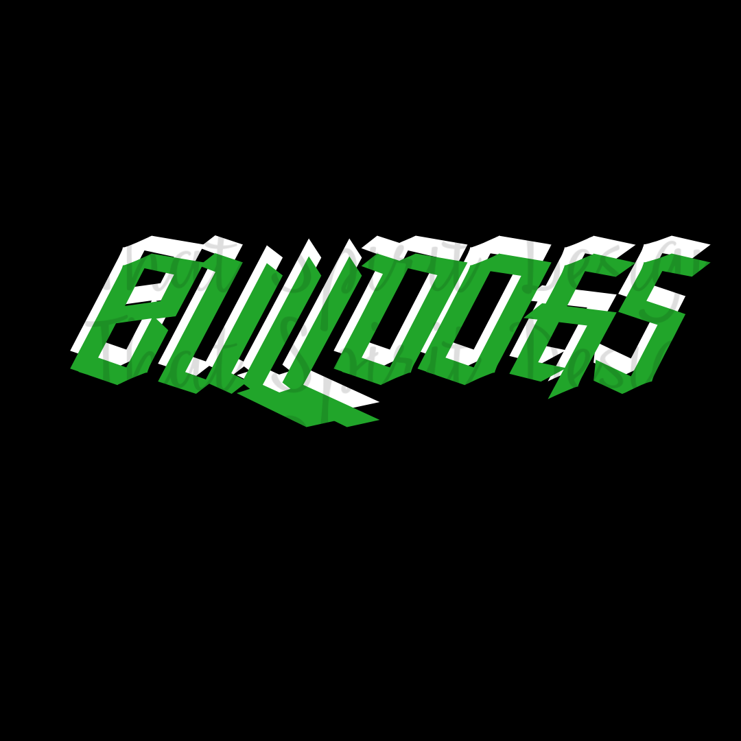 Mascot Spirit Green Bulldogs