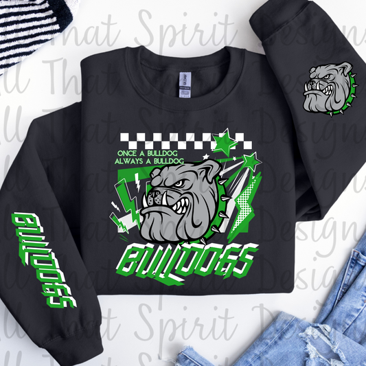 Mascot Spirit Green Bulldogs