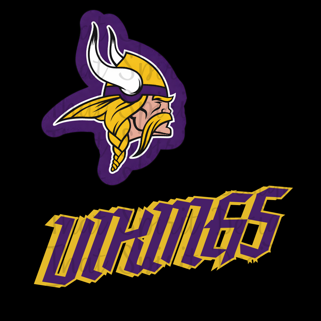 Mascot Spirit Purple and Gold Vikings