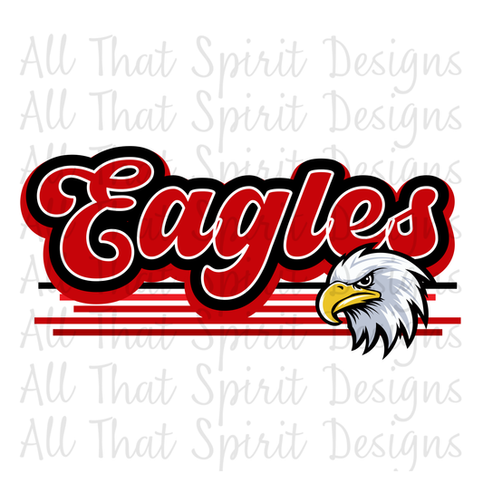 Eagles Retro Red and White