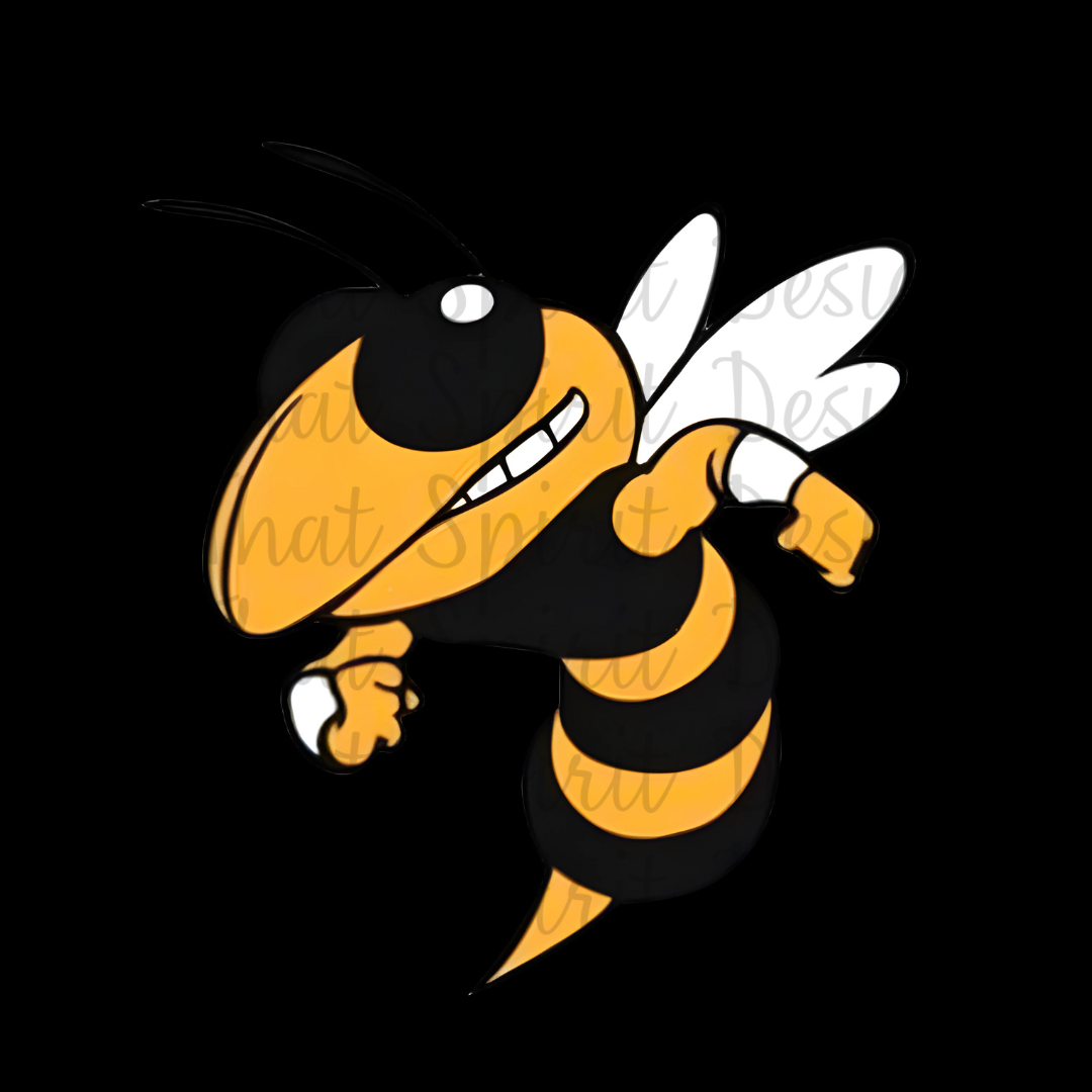 Mascot Spirit Green and Yellow Gold Yellow Jackets