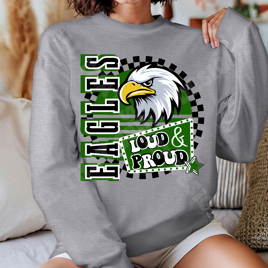 Loud and Proud Green Eagles